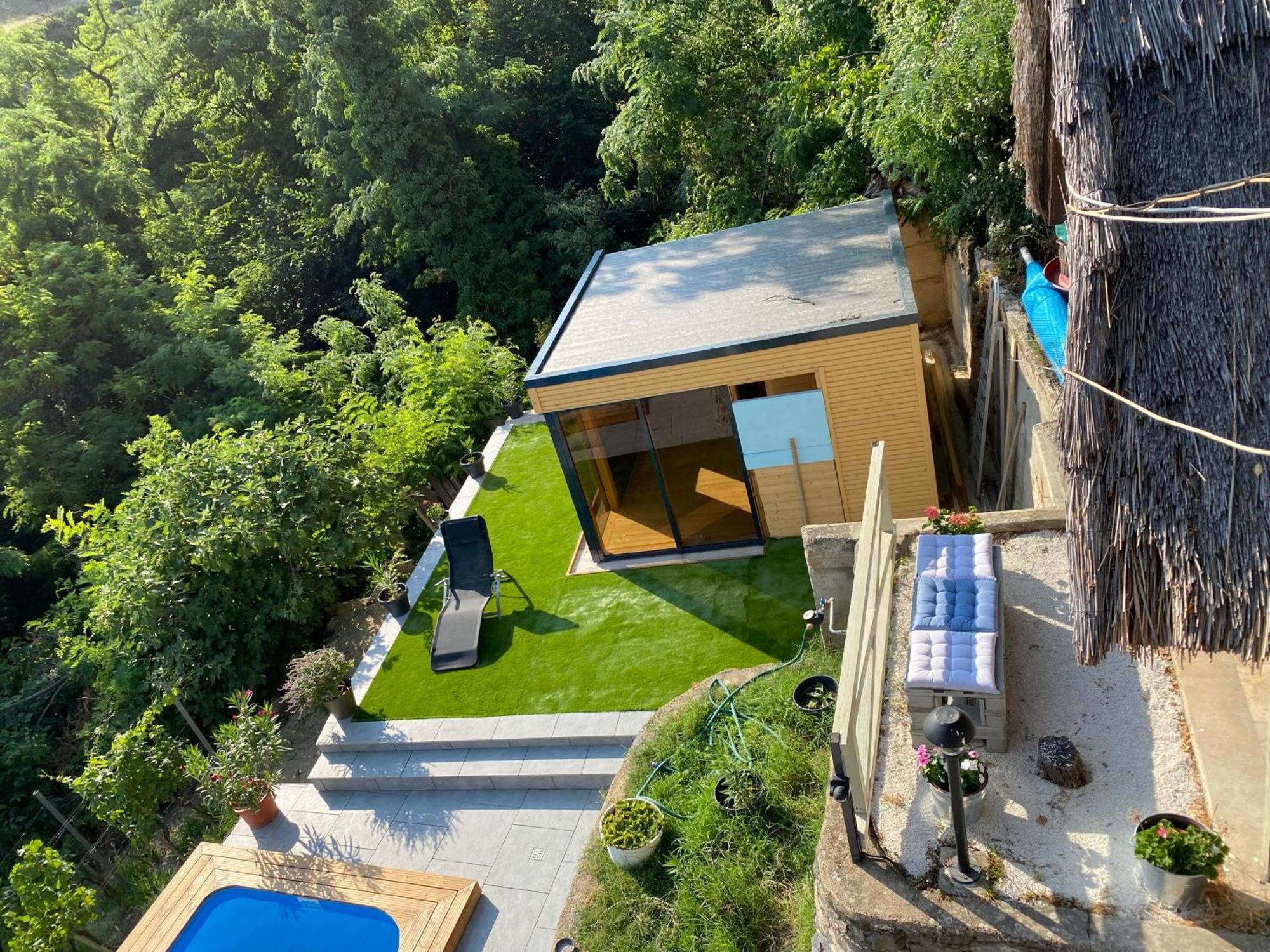 Panorama Apartmanház Badacsonytomaj Esterno foto